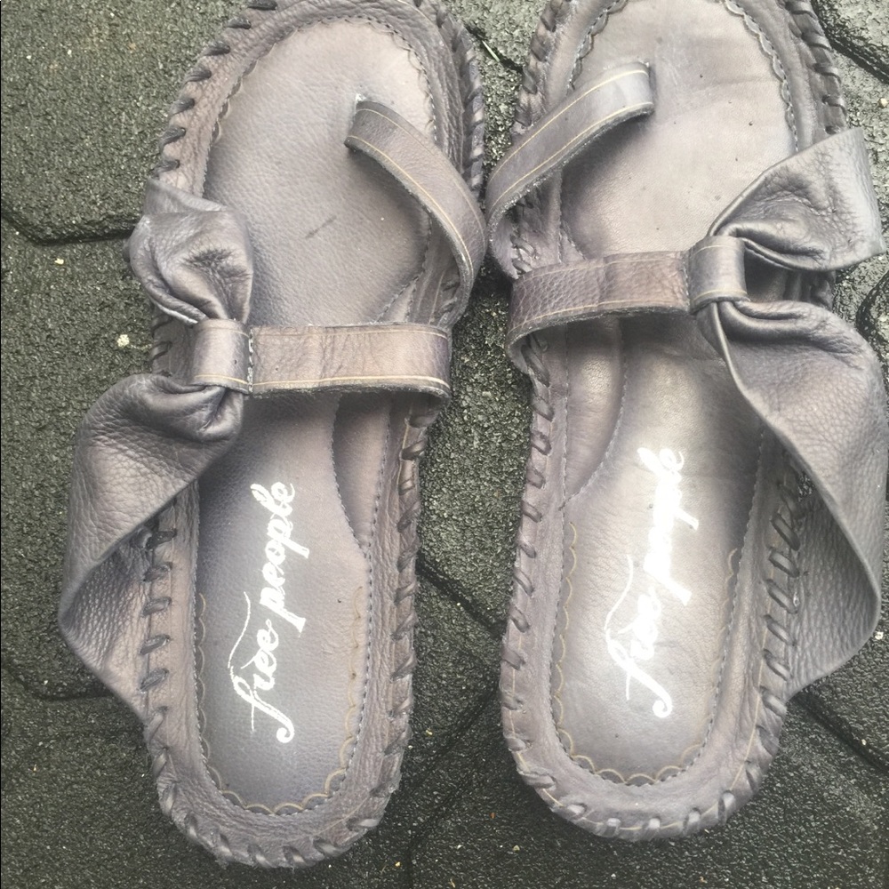 Free People BAILY Slip on Sandal navy blue